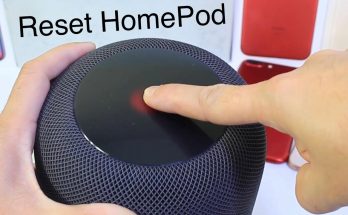 how to reset homepod
